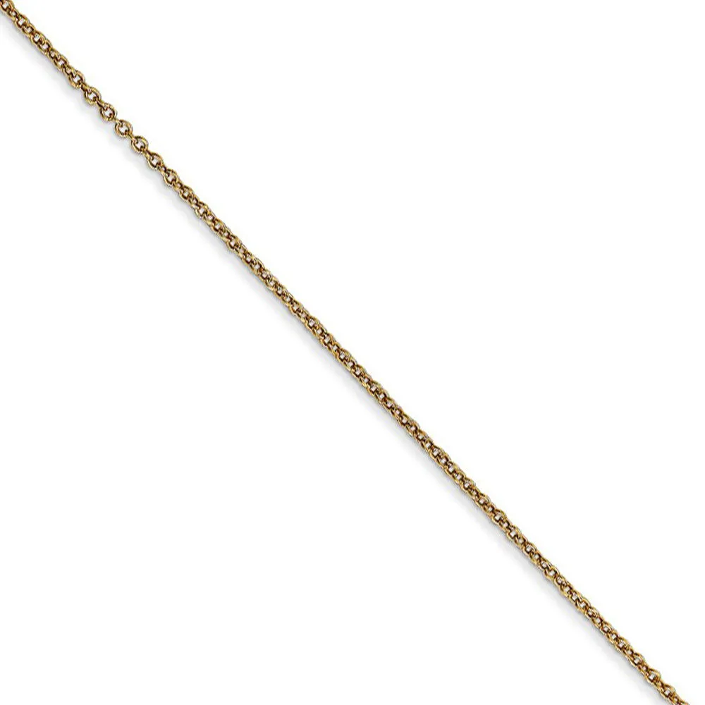 14k Yellow Gold and Rhodium Two Tone Dragonfly Necklace