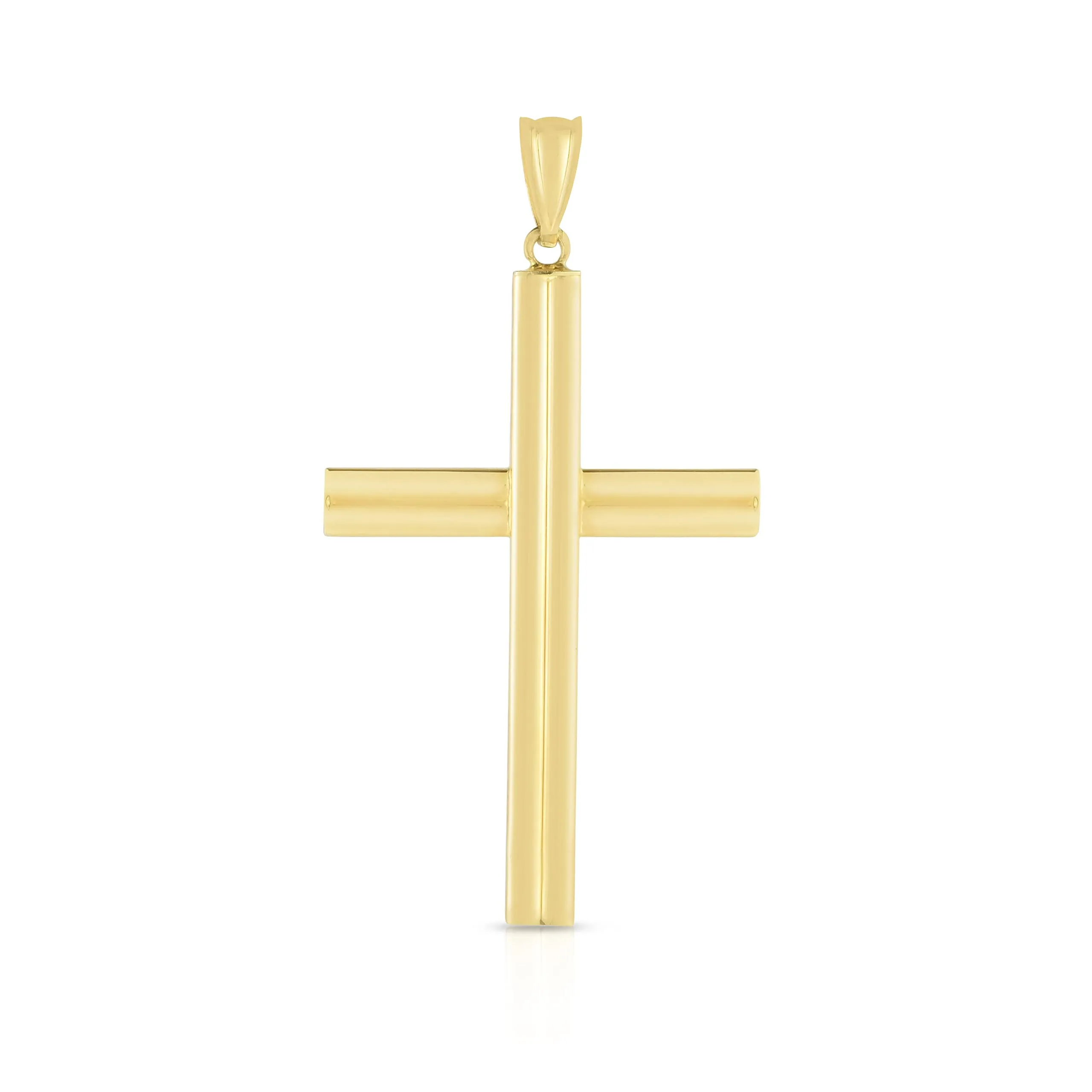 14K Yellow Gold Cross Charm Pendant