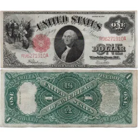 1917 $1 Legal Tender 'Sawhorse'  Fr. 39 - Extremely Fine