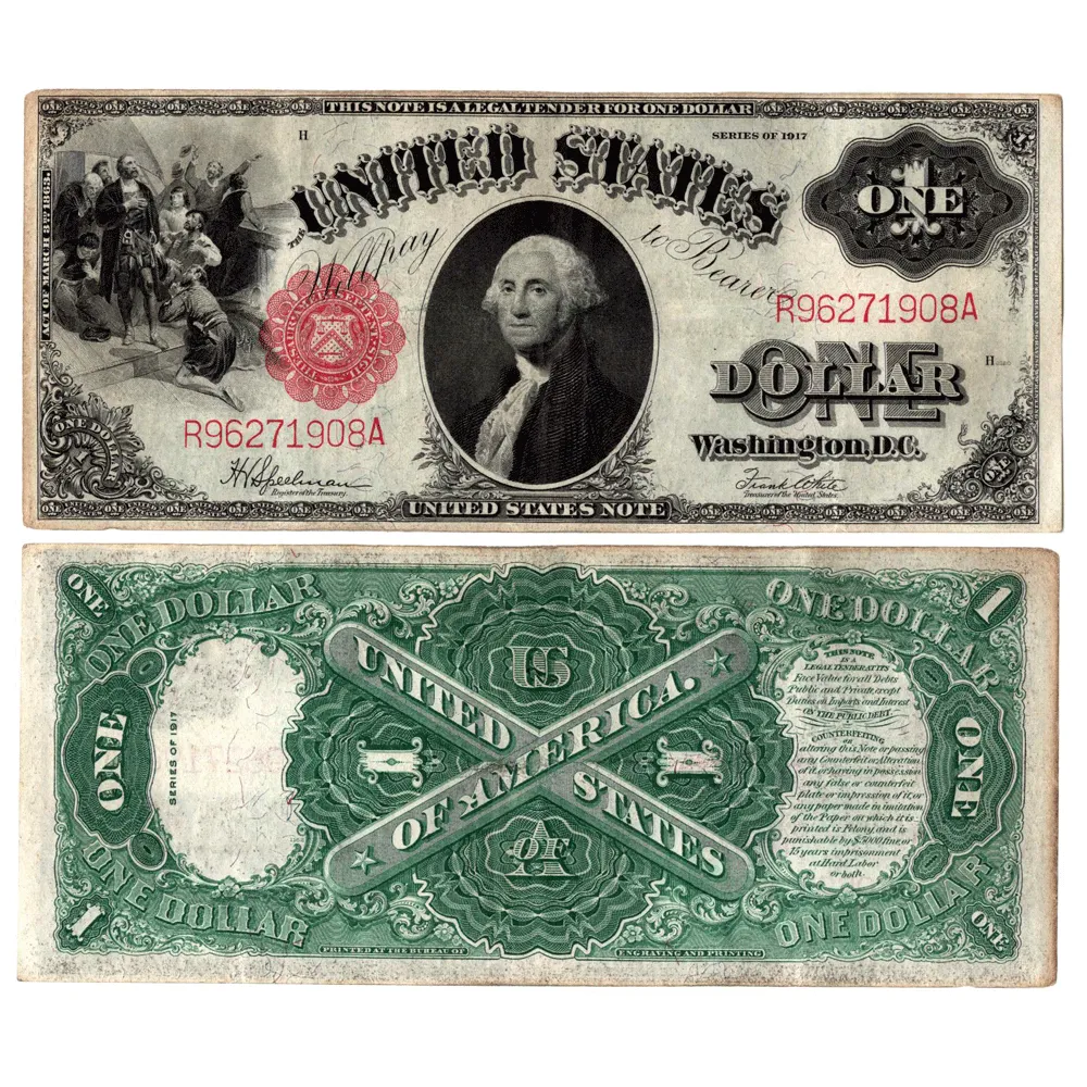 1917 Sawhorse $1 Legal Tender Note - Fr. 39 - Extremely Fine