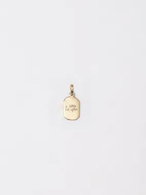 A Little Bit Often Octagonal ID Pendant X Bianca Valle