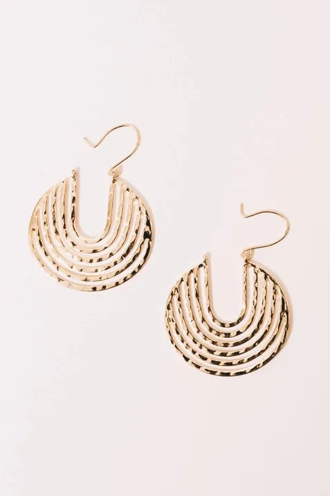 Anjuli Hoop Earrings - 18K Gold Plating