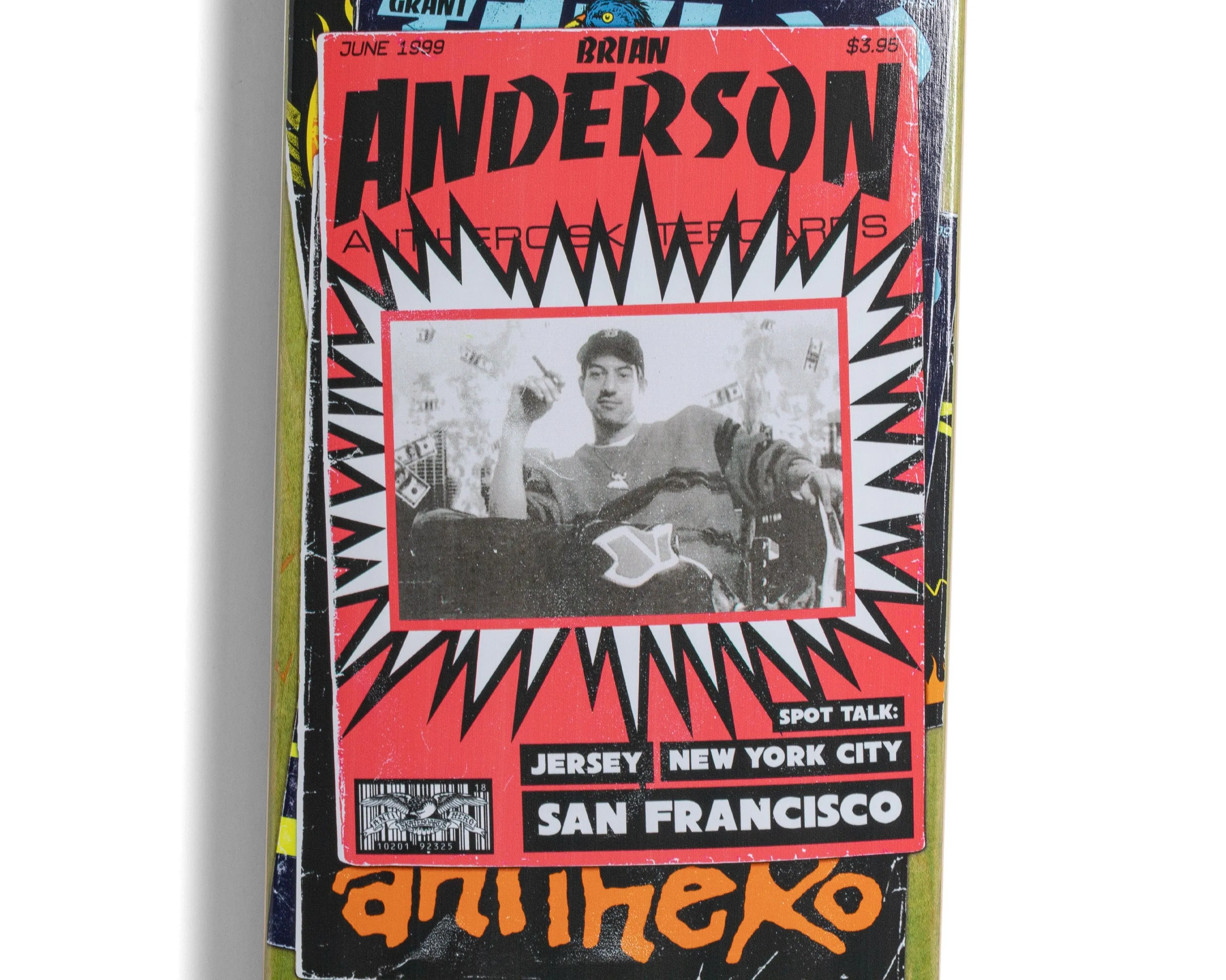 AntiHero X Thrasher Brian Anderson Skateboard Deck 9