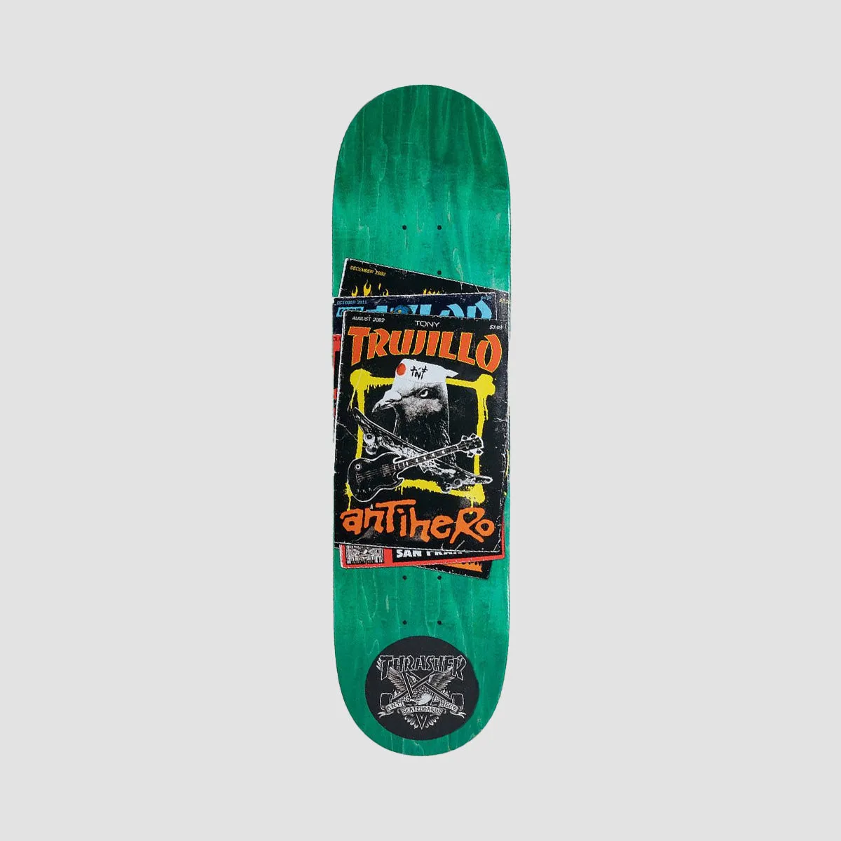 Antihero X Thrasher Collab Tony Trujillo Skateboard Deck Various Stains - 8.5