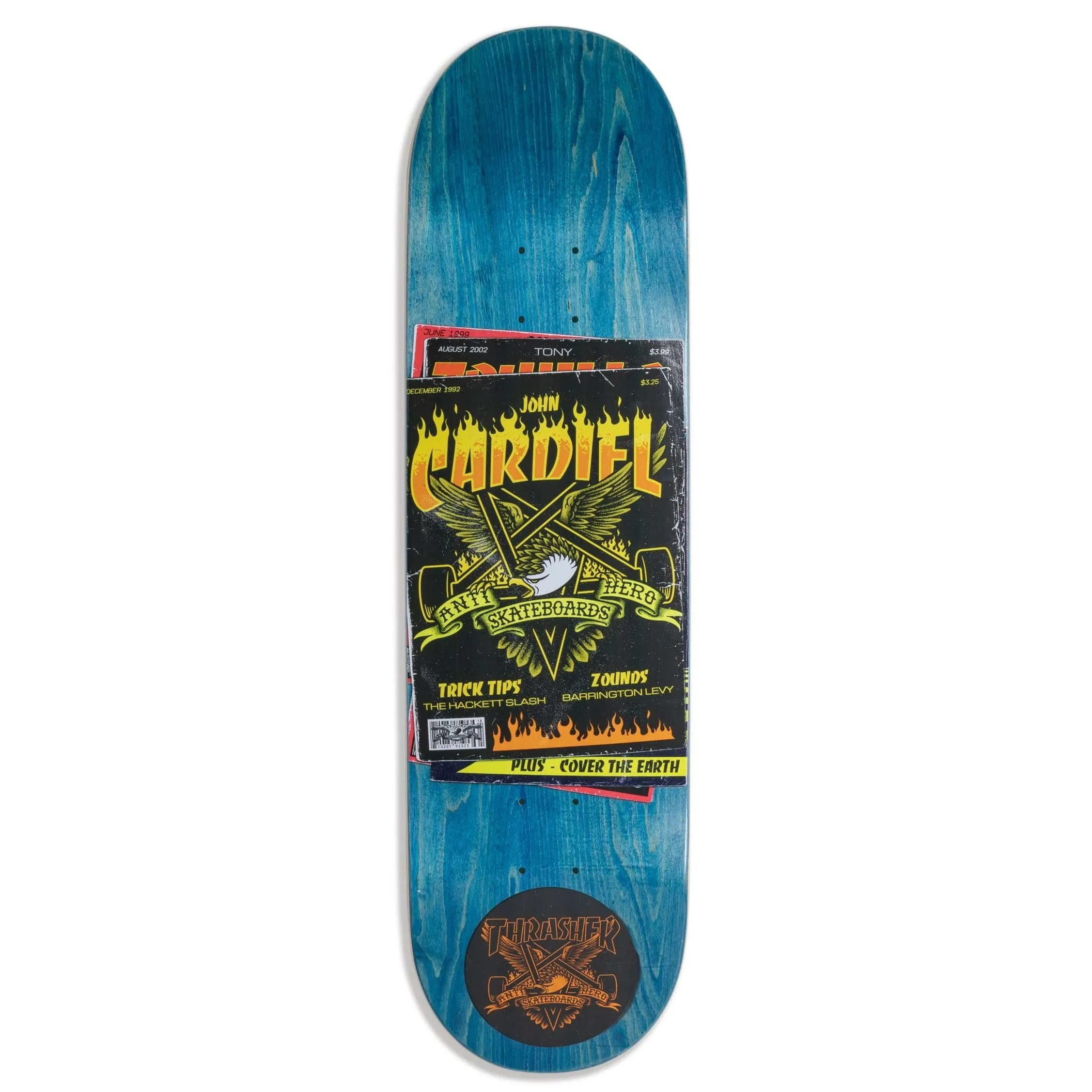 AntiHero X Thrasher John Cardiel Skateboard Deck 8.62