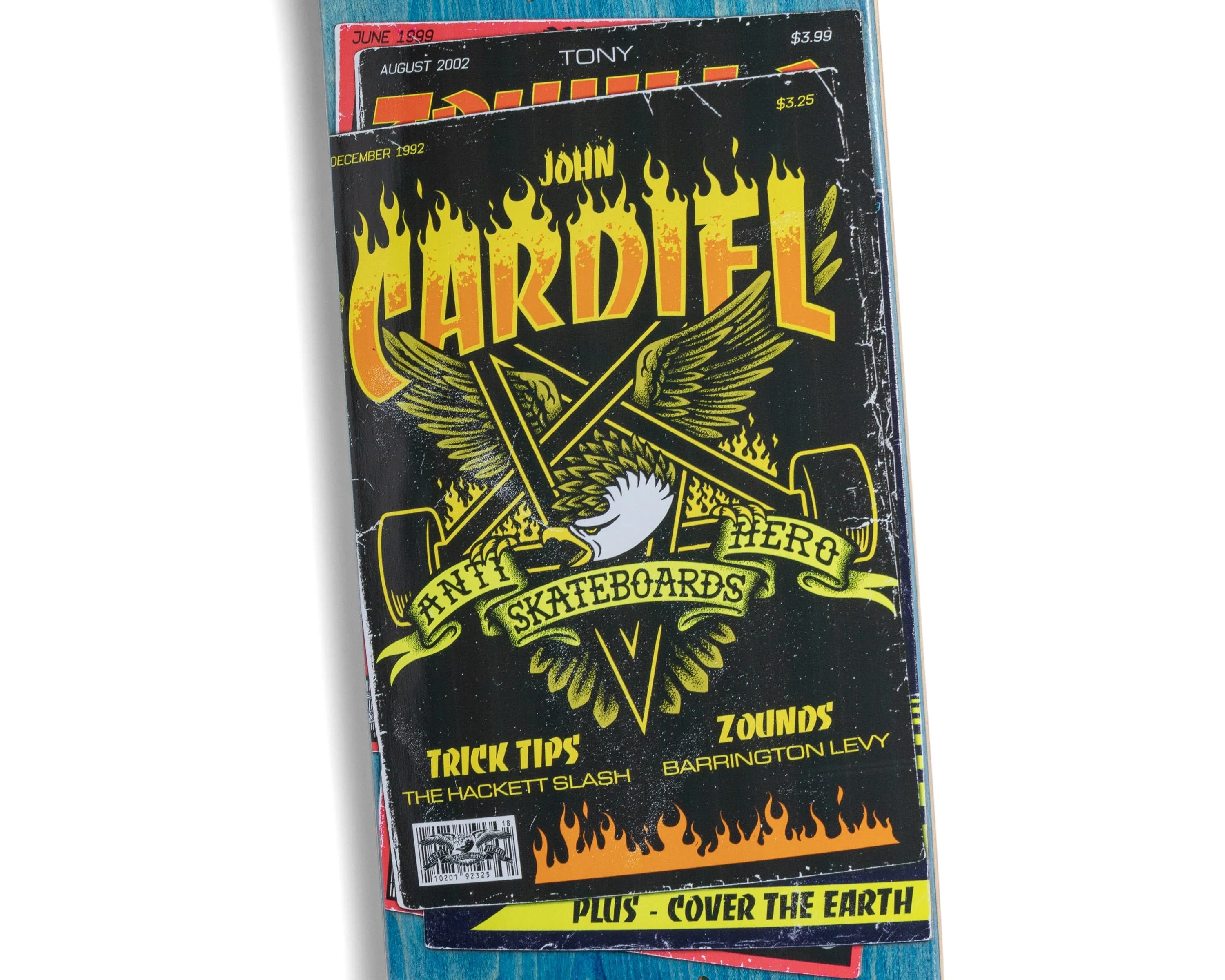 AntiHero X Thrasher John Cardiel Skateboard Deck 8.62