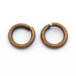 Antique Copper Open Jump Ring 6mm (200 pcs)