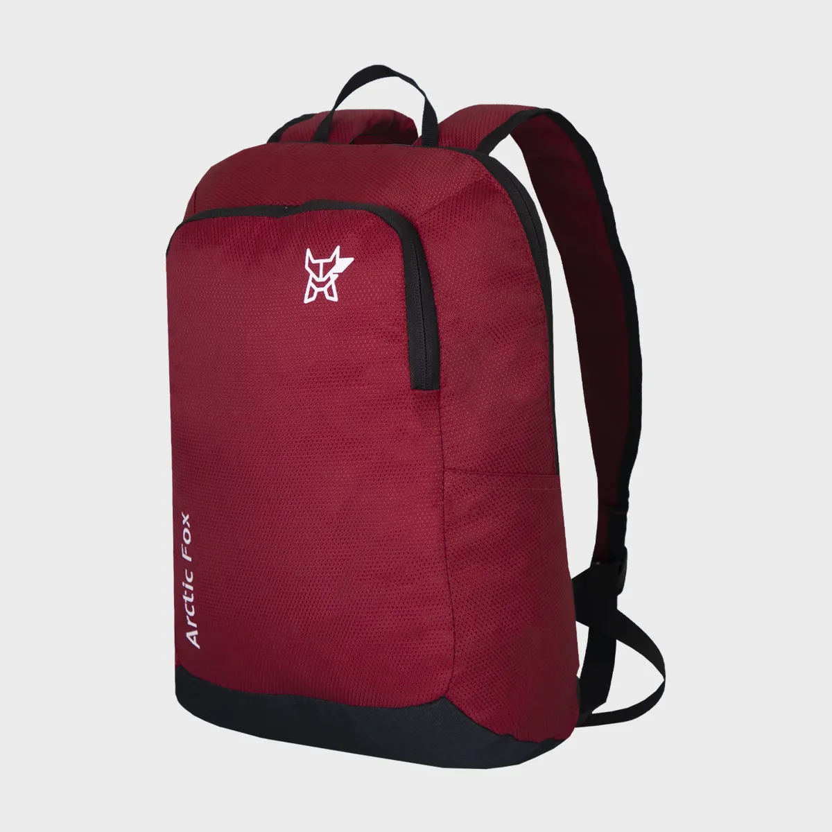 Arctic Fox Pug Dobby Maroon Backpack