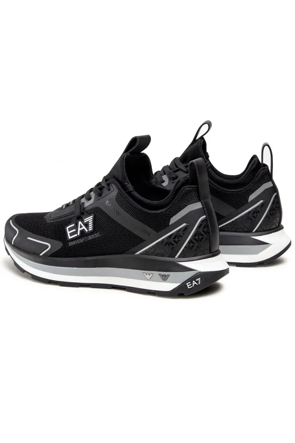 Armani EA7 Trainers High Rise Logo Black