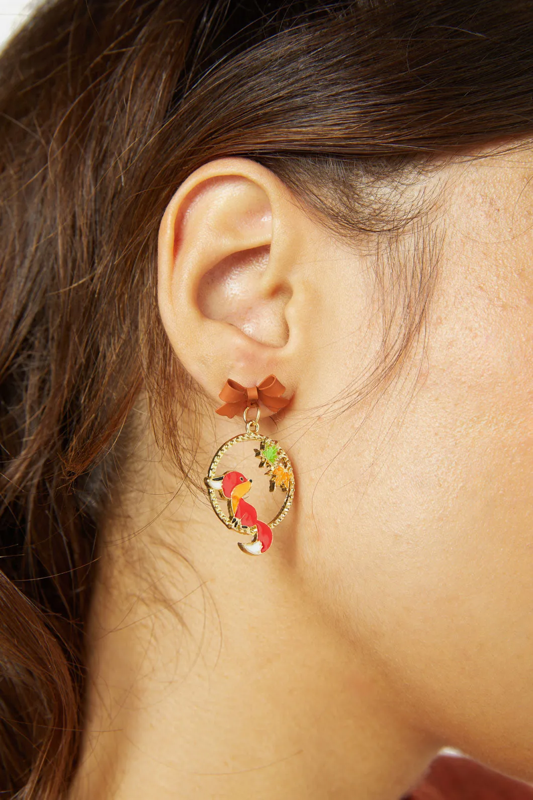 Autumn Fox Earrings