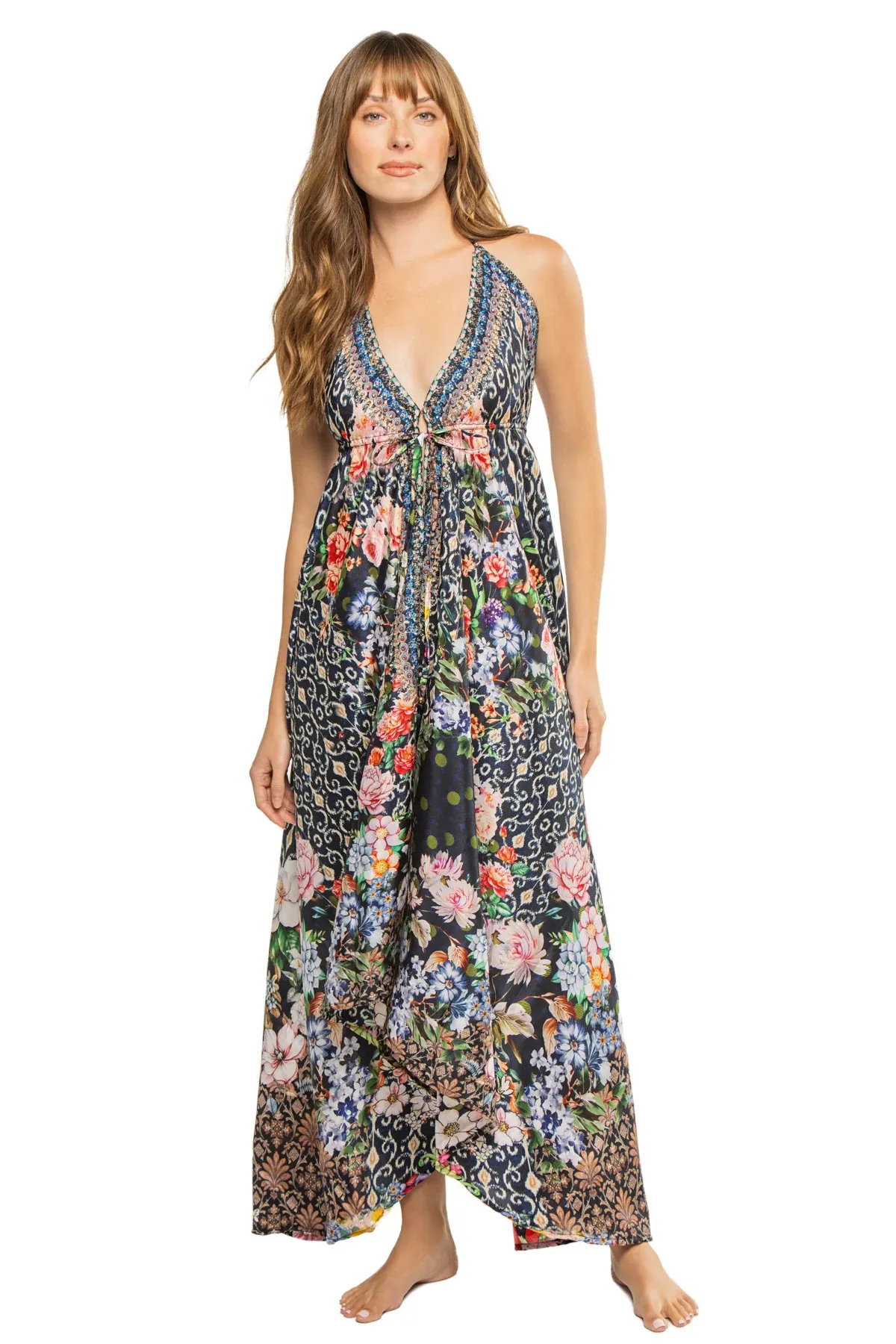 Barcelona Halter Maxi Dress