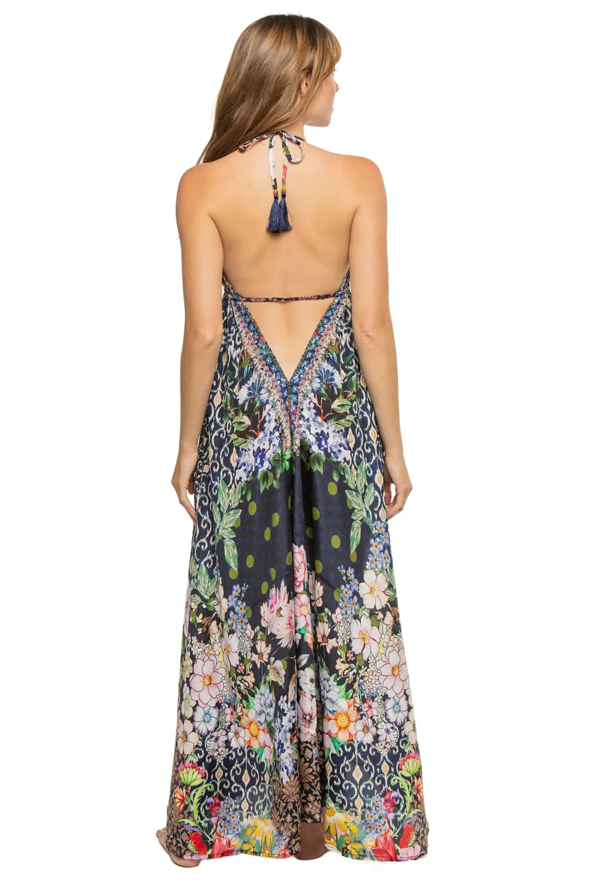 Barcelona Halter Maxi Dress