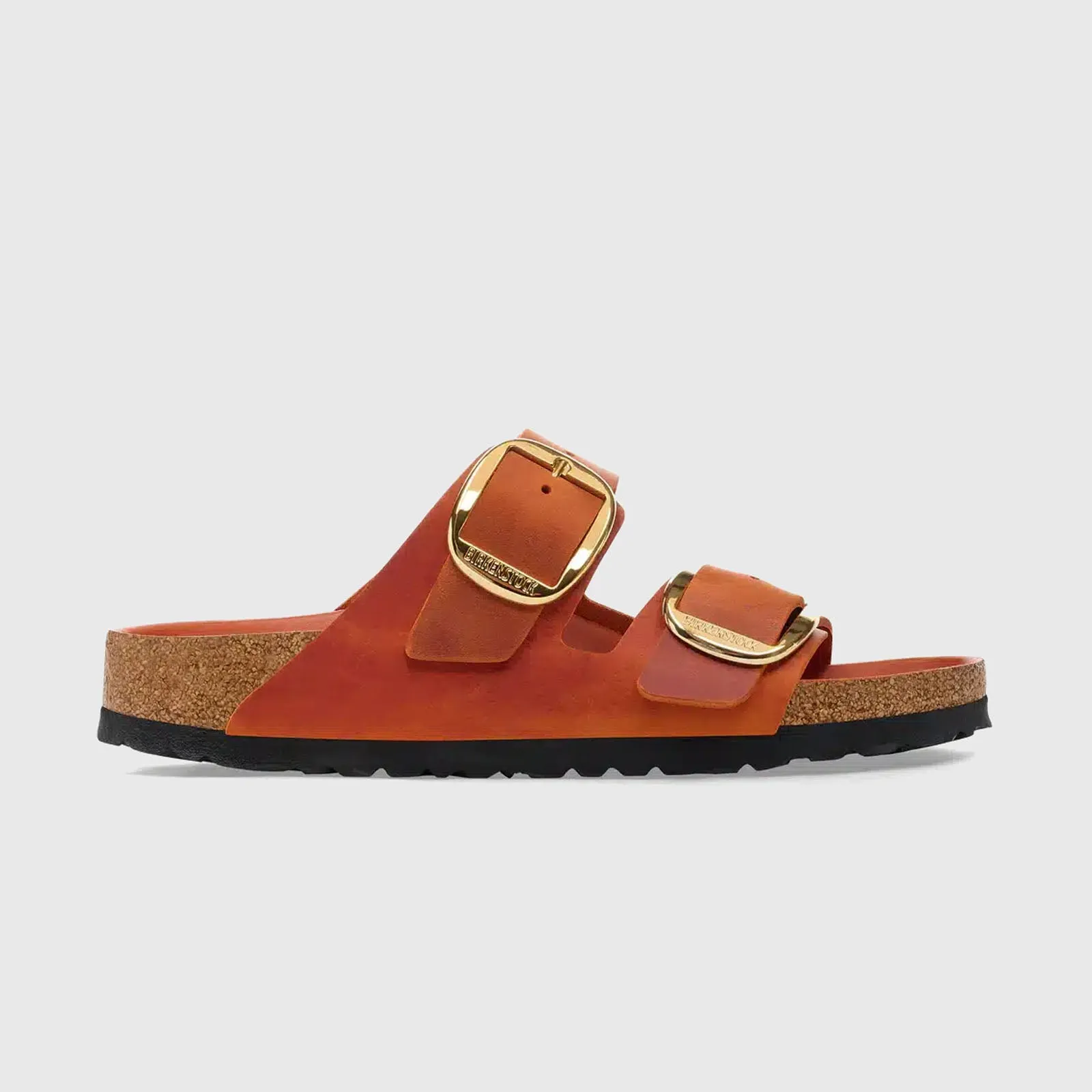 Birkenstock Arizona Big Buckle Pelle Oliata Arancio Donna