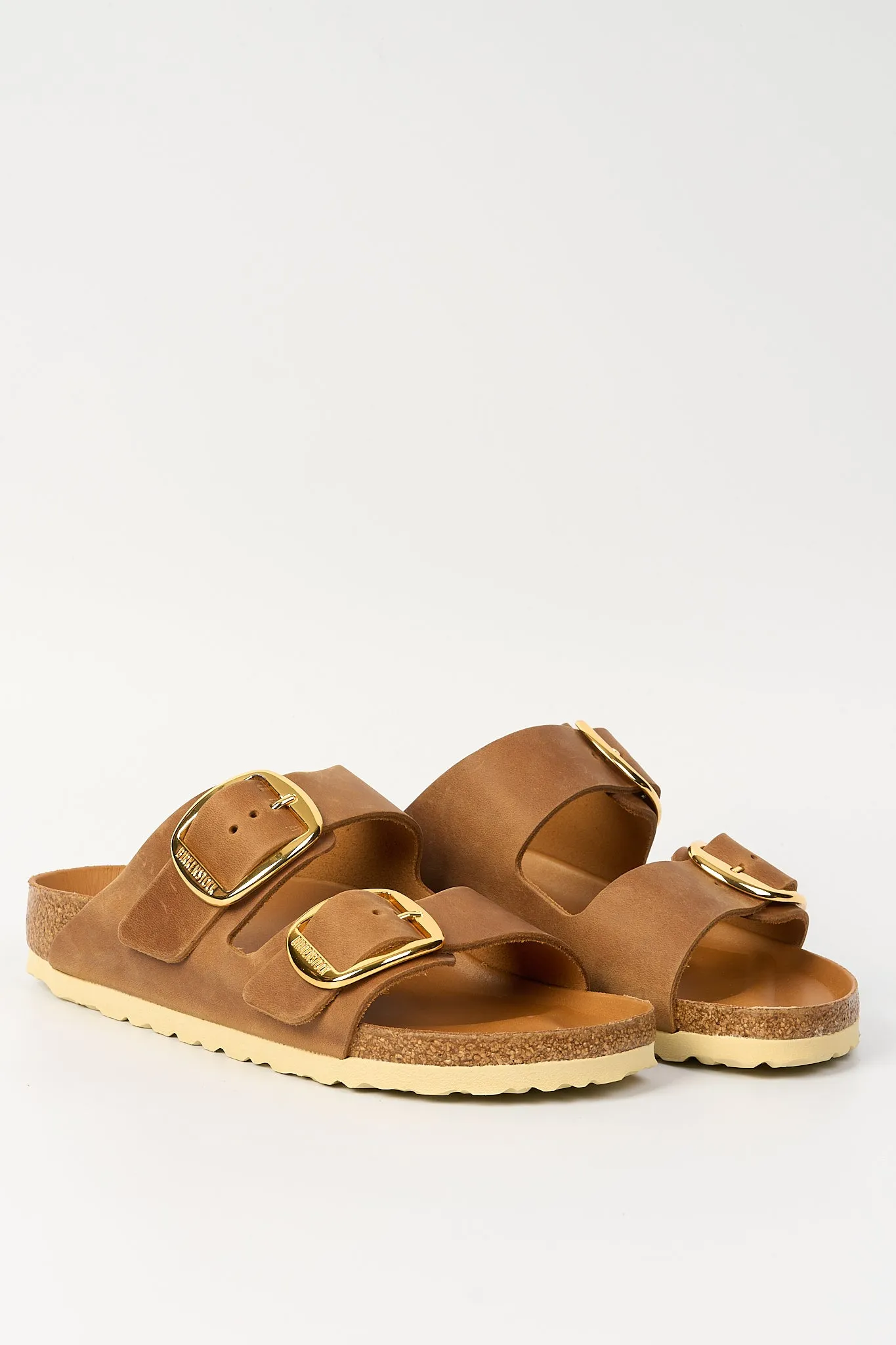 Birkenstock Ciabatta Arizona Big Buckle Cognac Donna