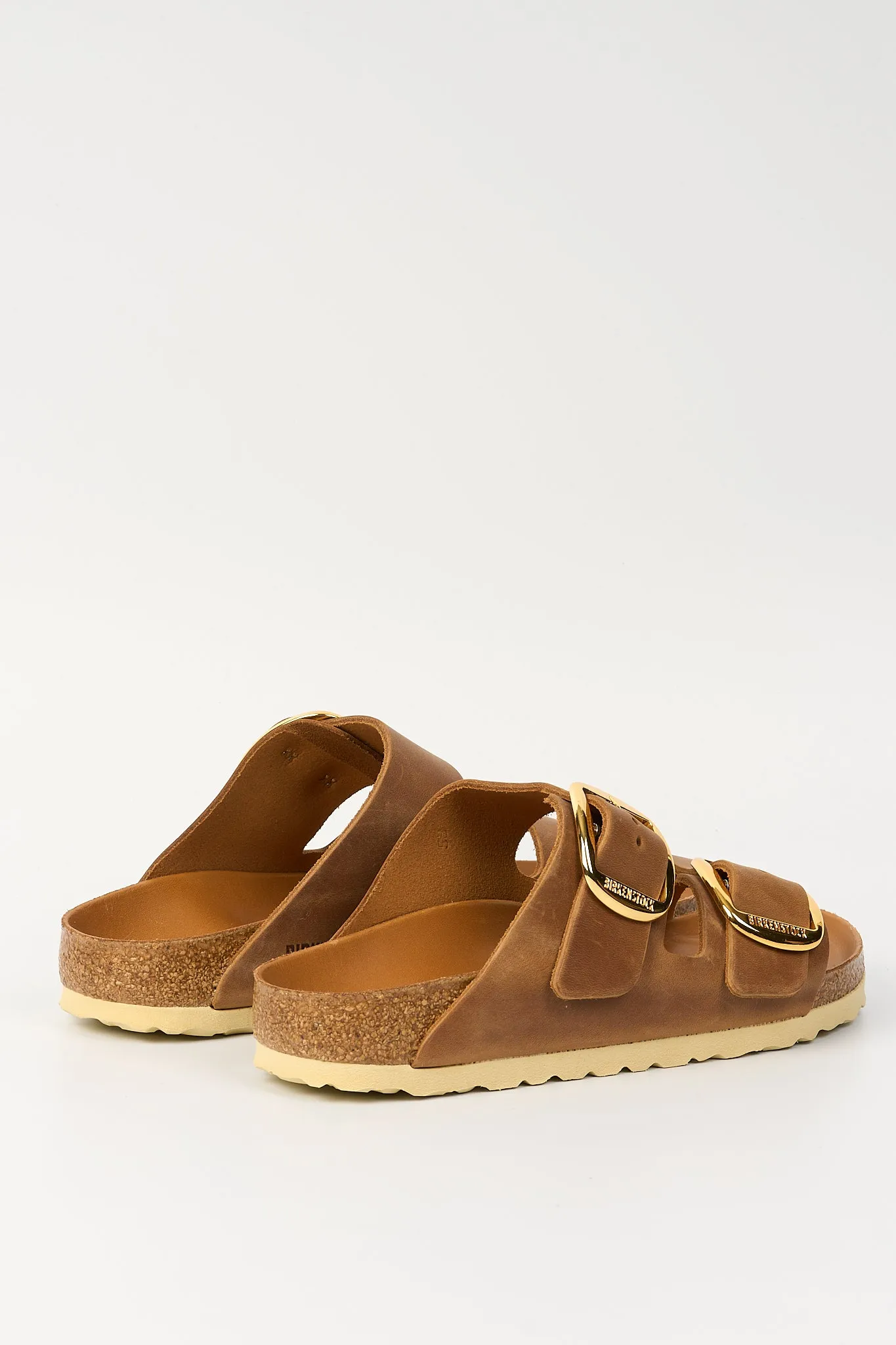 Birkenstock Ciabatta Arizona Big Buckle Cognac Donna