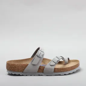 BIRKENSTOCK MAYARI 1023577 SFB DOVE GREY NUBUCK LEATHER