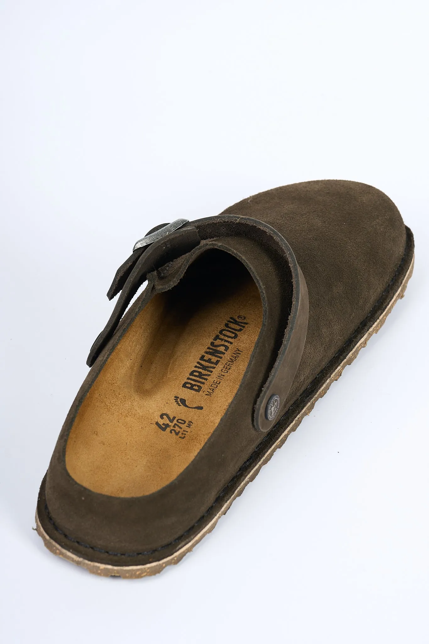 Birkenstock Pantofola Lutry Marrone Scuro Uomo