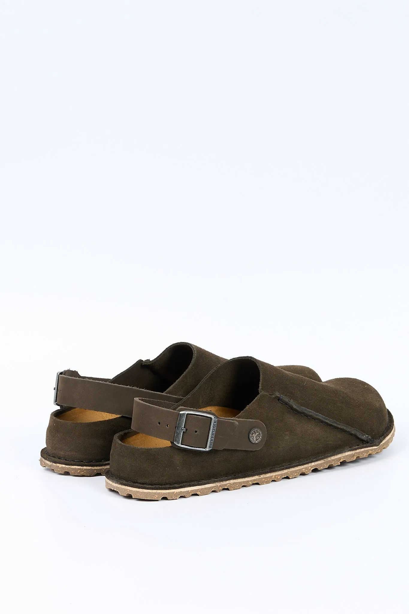 Birkenstock Pantofola Lutry Marrone Scuro Uomo