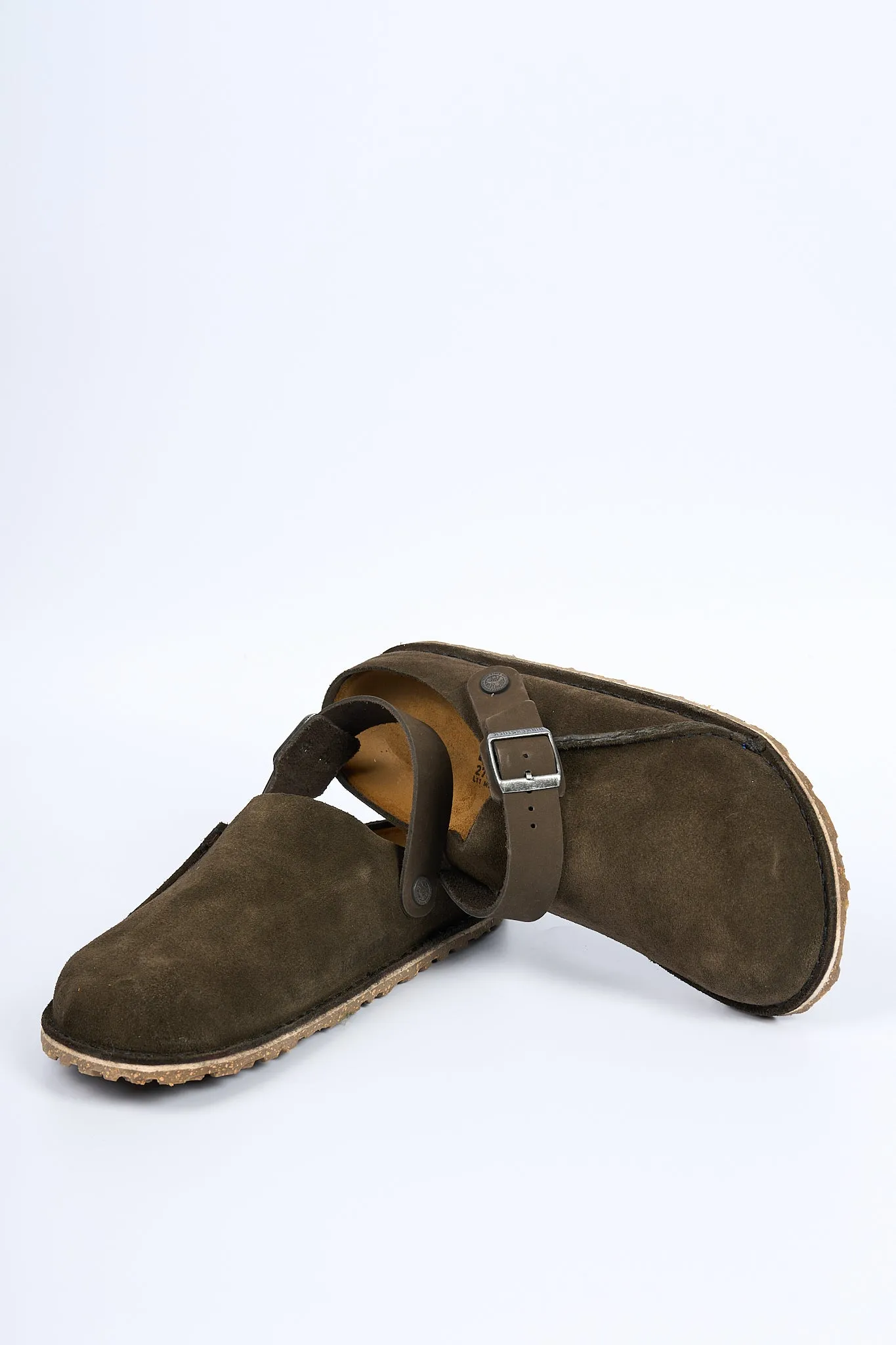 Birkenstock Pantofola Lutry Marrone Scuro Uomo