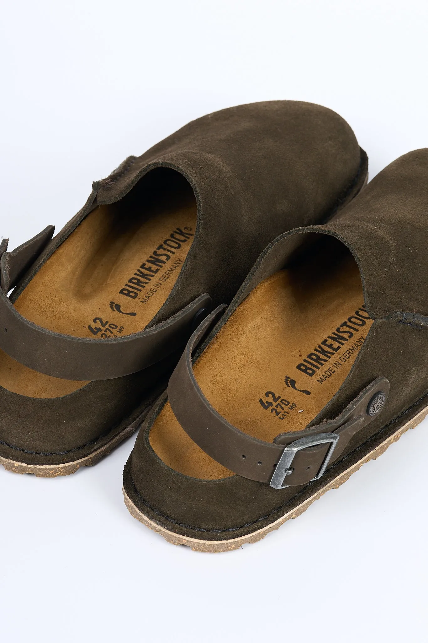 Birkenstock Pantofola Lutry Marrone Scuro Uomo