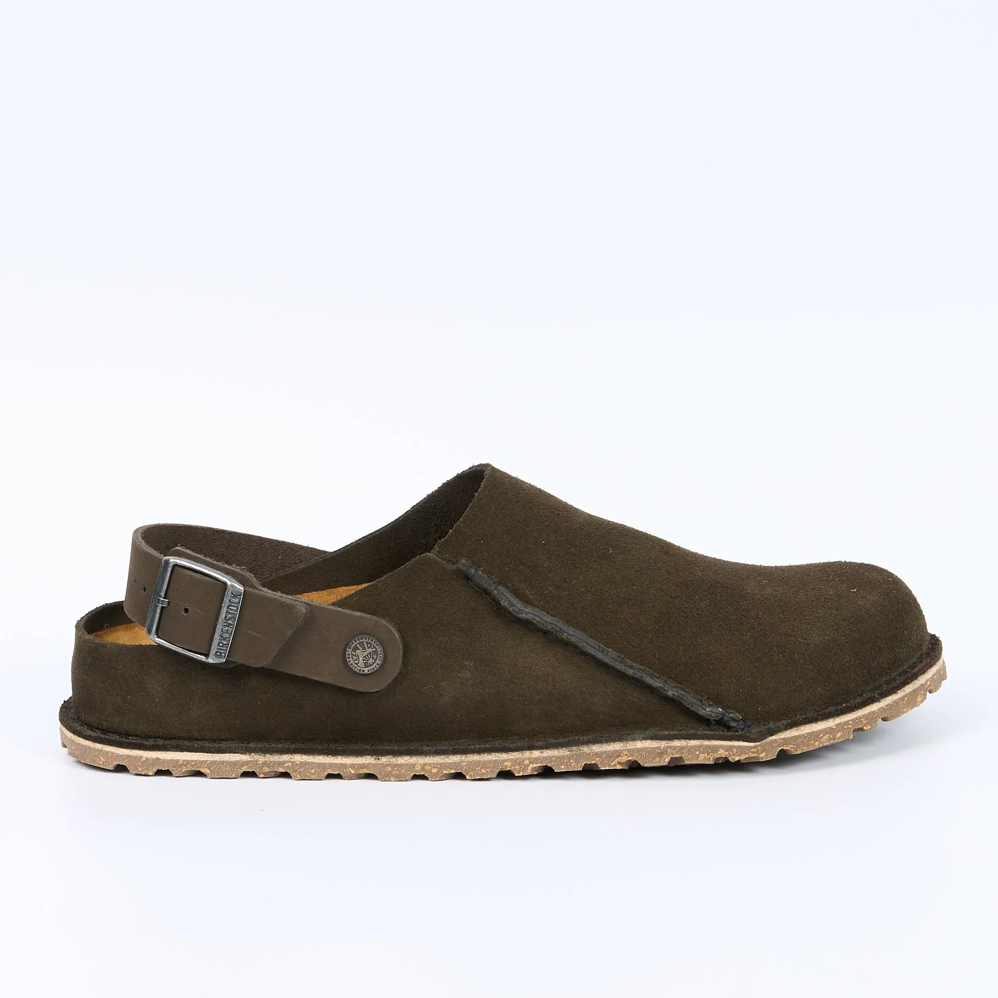 Birkenstock Pantofola Lutry Marrone Scuro Uomo