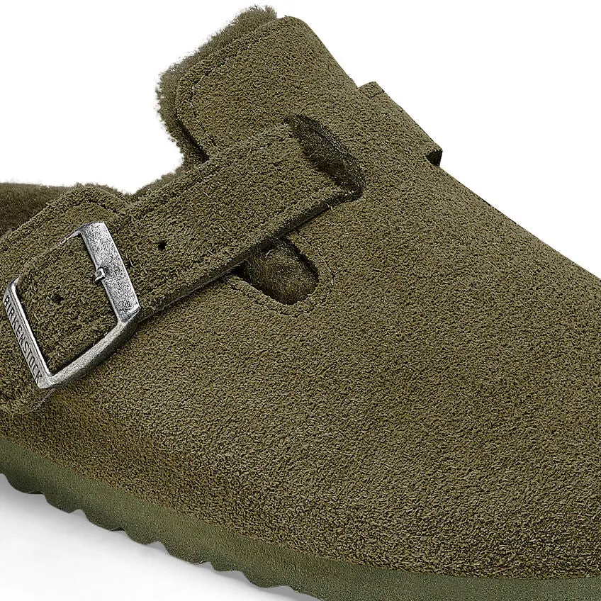 Boston Men - Thyme Suede Shearling||Boston pour hommes - Suède Fourrure thym