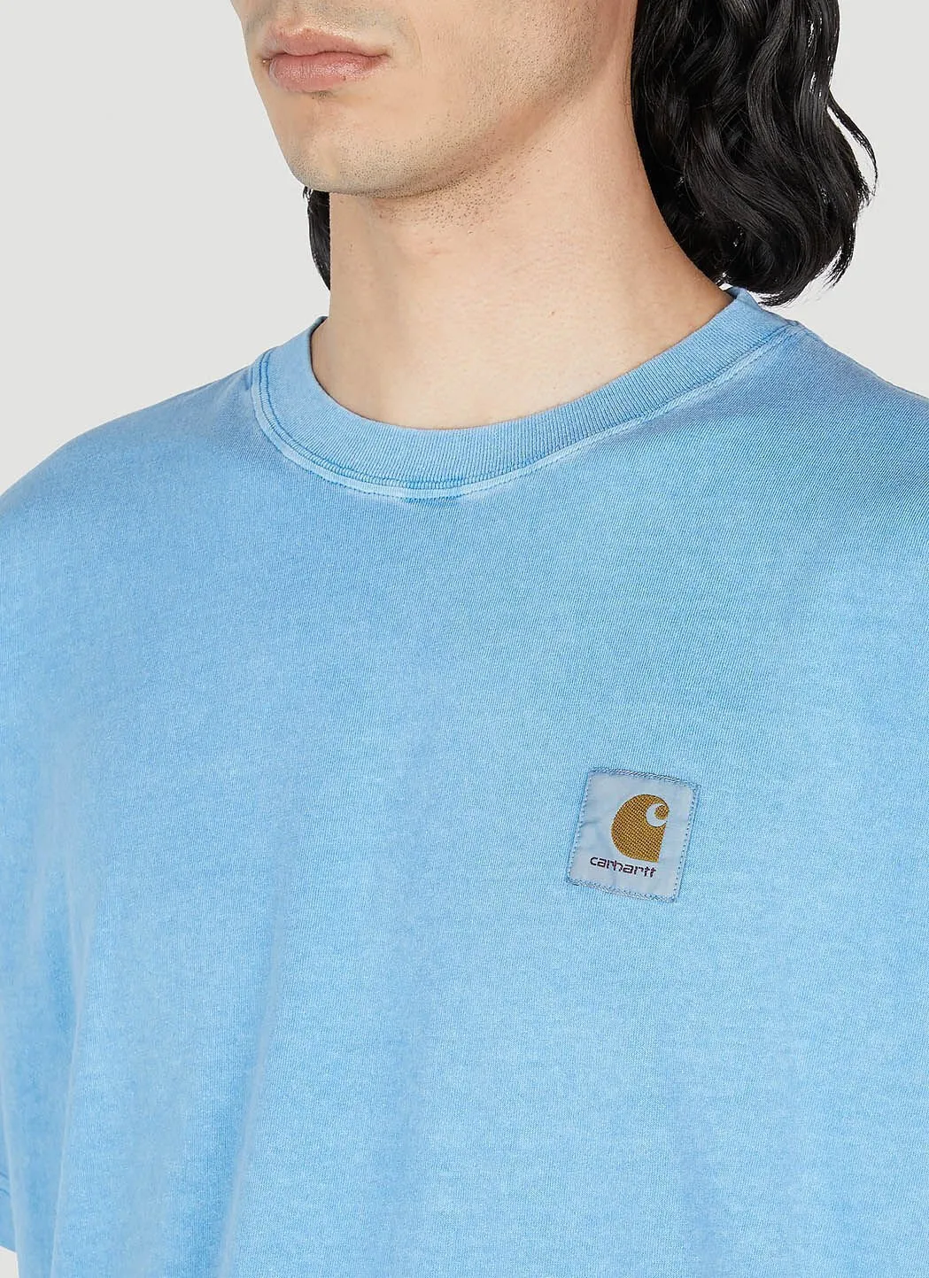 Carhartt  |Crew Neck Street Style Cotton Short Sleeves Logo