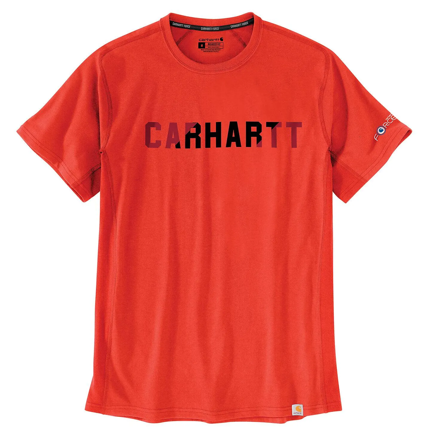 Carhartt Force Short Sleeve Block Logo Graphic T-Shirt