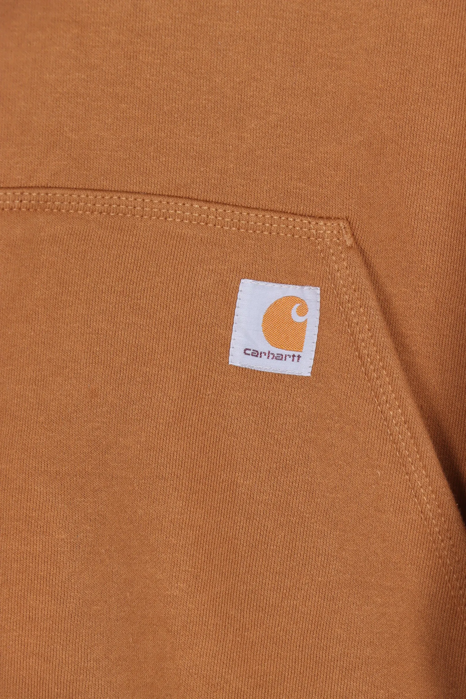 CARHARTT Mustard Badge Front Pocket Sweatshirt (XL)