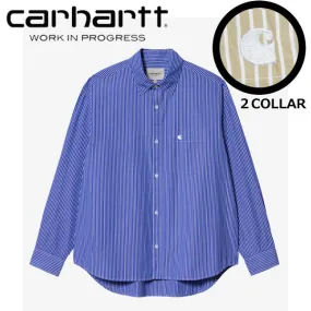 Carhartt  |Stripes Unisex Street Style Long Sleeves Cotton Logo