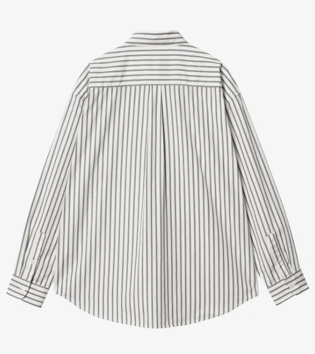 Carhartt  |Stripes Unisex Street Style Long Sleeves Plain Cotton Logo