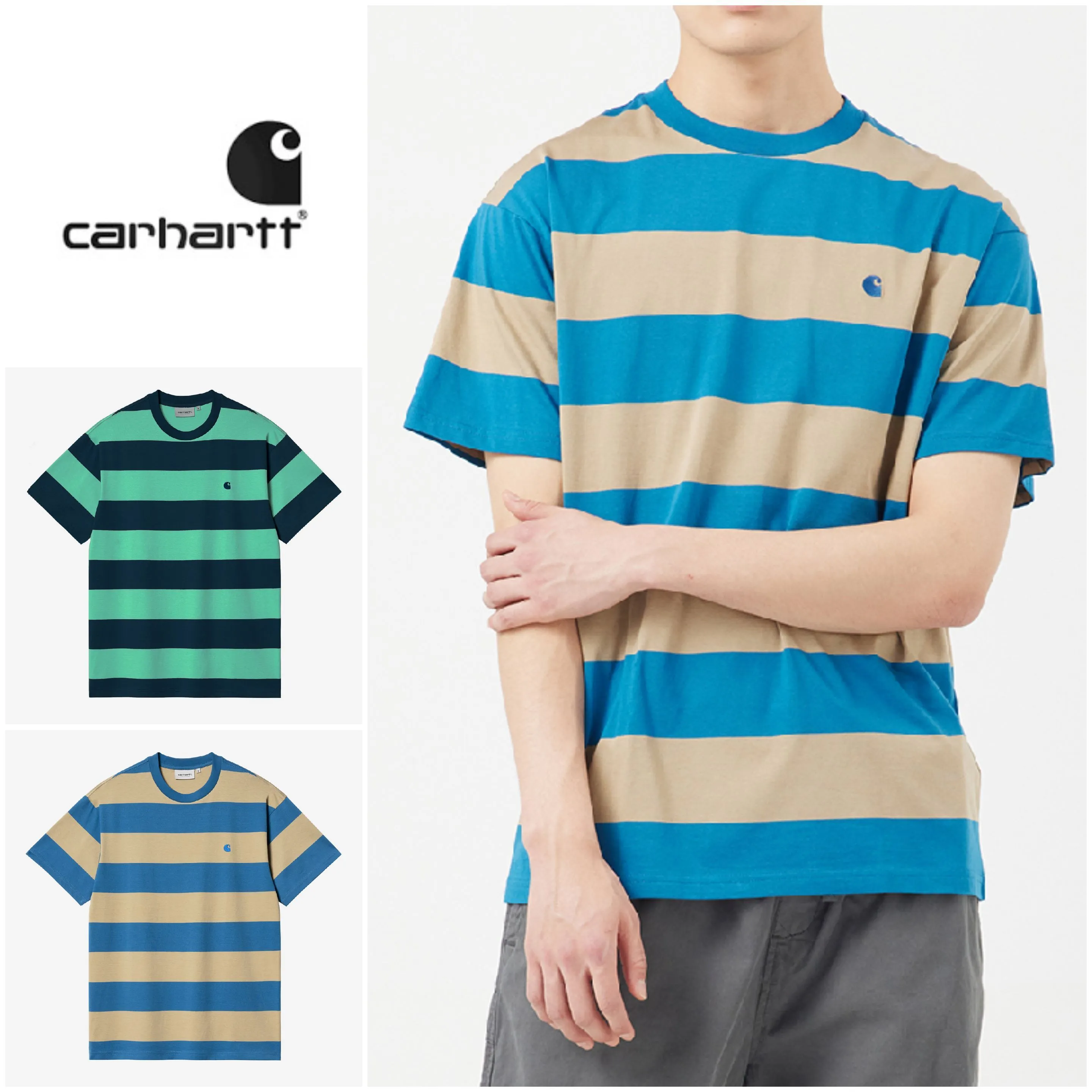 Carhartt  |Unisex Street Style Cotton Short Sleeves Logo T-Shirts