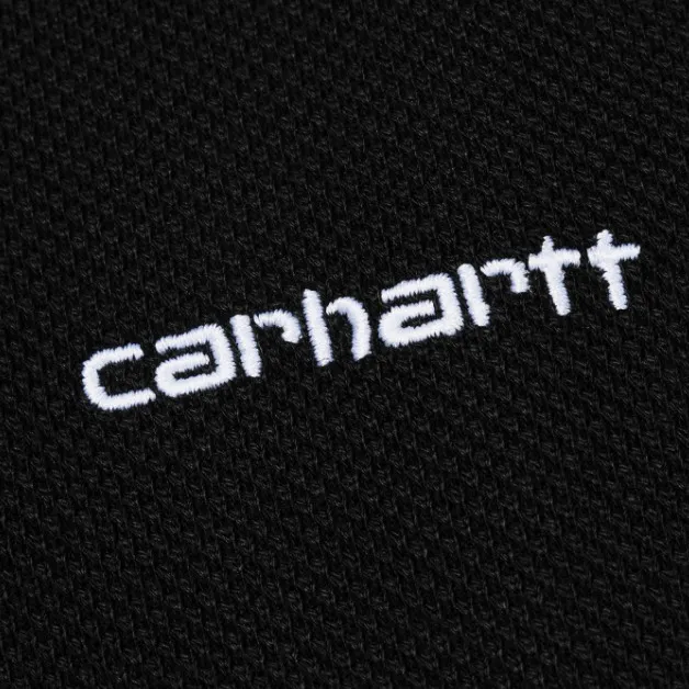 Carhartt  |Unisex Street Style Long Sleeves Plain Cotton Logo Polos