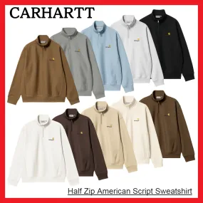 Carhartt  |Unisex Street Style Long Sleeves Plain Cotton Logo