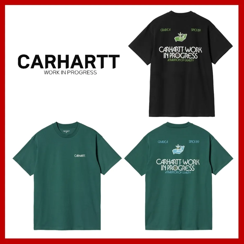 Carhartt  |Unisex Street Style Short Sleeves Logo T-Shirts