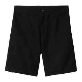 Carhartt WIP Double Knee Short - Black Rinsed