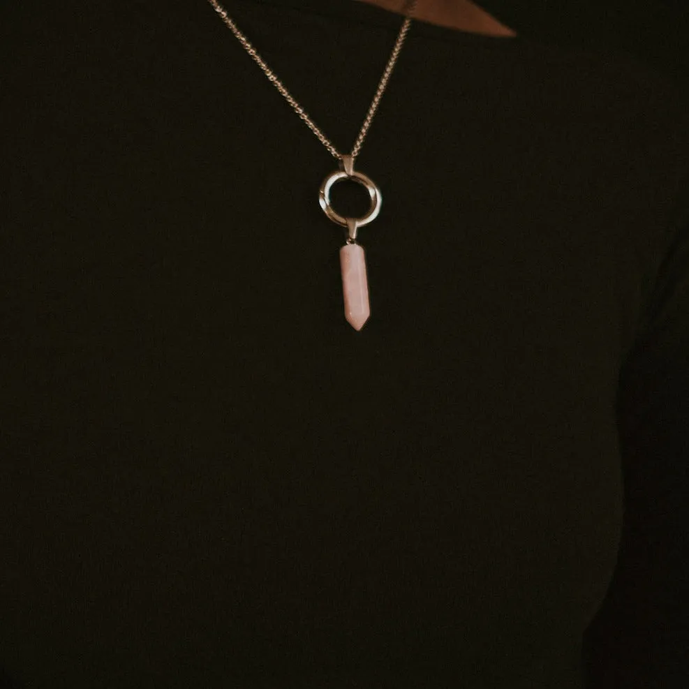 Charm Coven Rose Quartz Crystal Charm