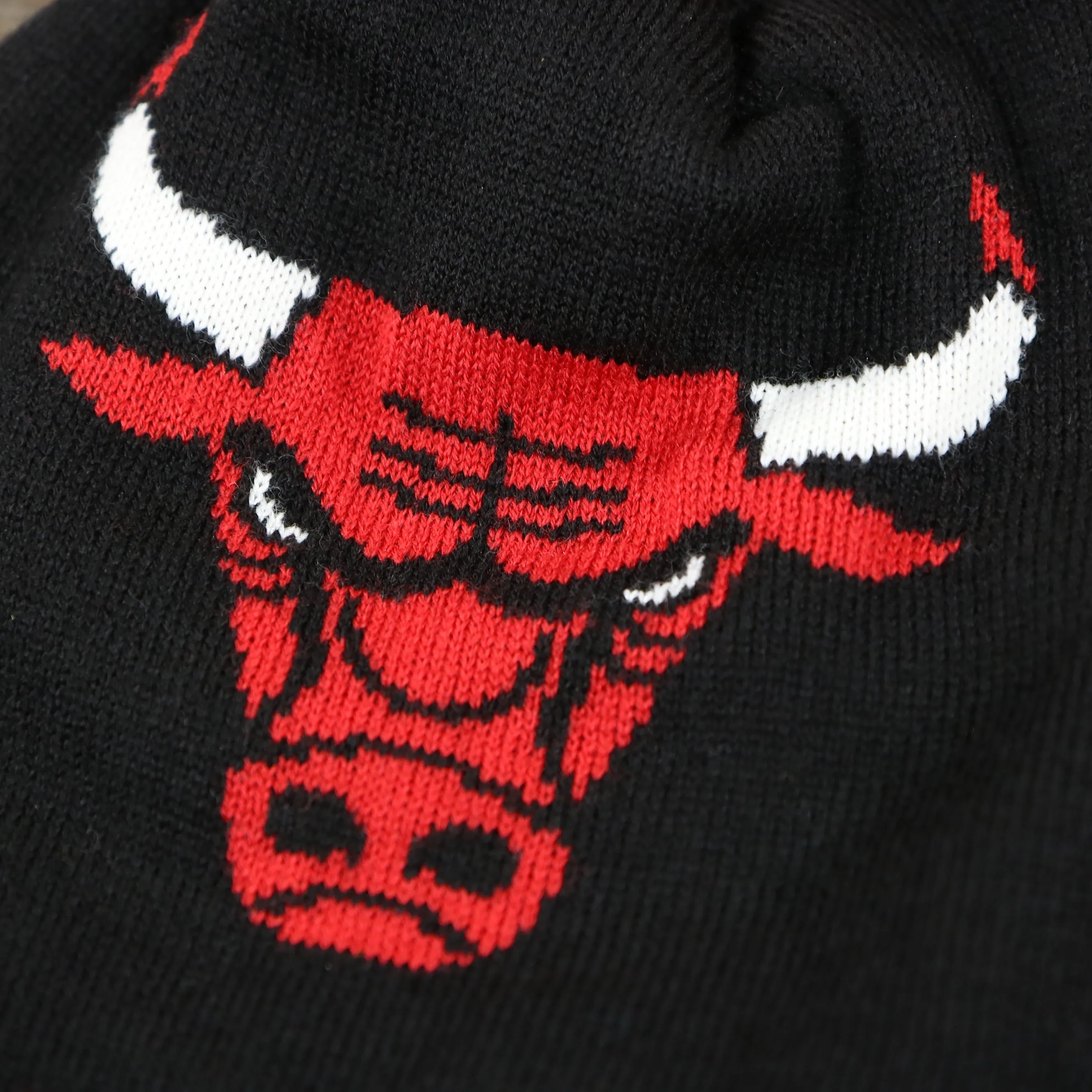 Chicago Bulls World Champions 72-10 Cuffed Winter Beanie to Match 72-10 11s | Black Winter Beanie