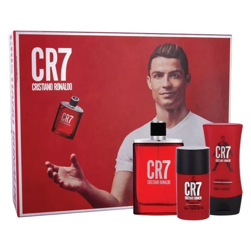 COFF CRISTIANO RONALDO CR7 ET 100ML+DEO SPRAY+S/GEL