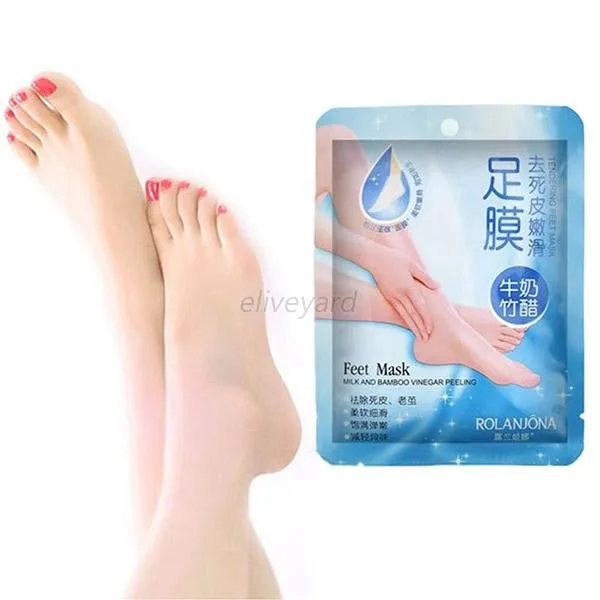 Collagen Tender Feet Renewal Skin Spa Peel Mask Remove Cutin Moisture Foot MaskSM6