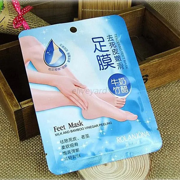 Collagen Tender Feet Renewal Skin Spa Peel Mask Remove Cutin Moisture Foot MaskSM6