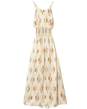 Cream Ikat Tavia Dress