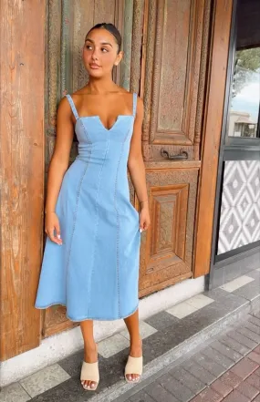 DARCY DENIM DRESS