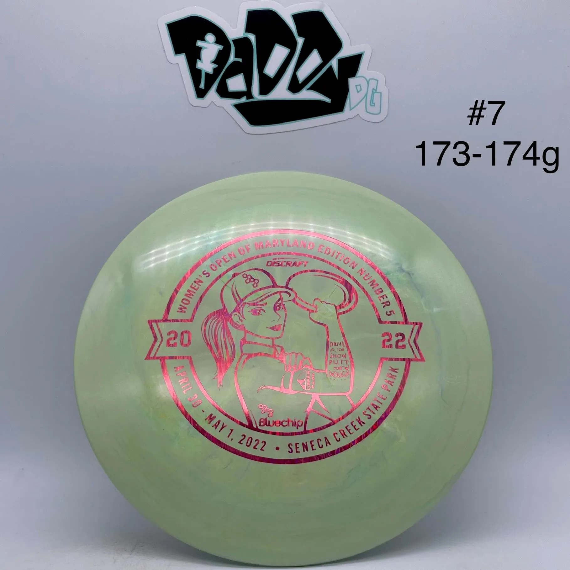 Discraft ESP Undertaker 2022 Women's Open of Maryland Stamped Distance Driver