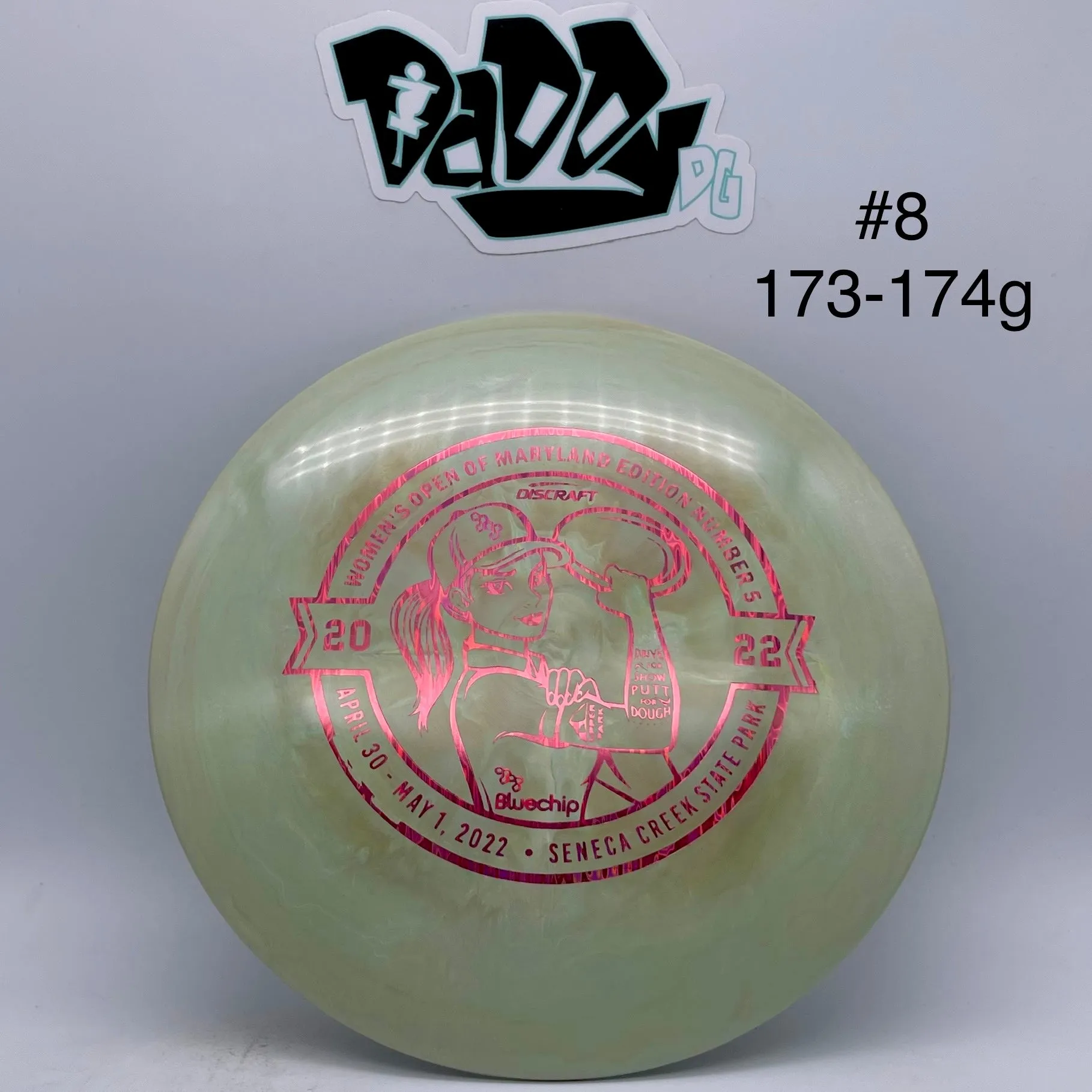 Discraft ESP Undertaker 2022 Women's Open of Maryland Stamped Distance Driver