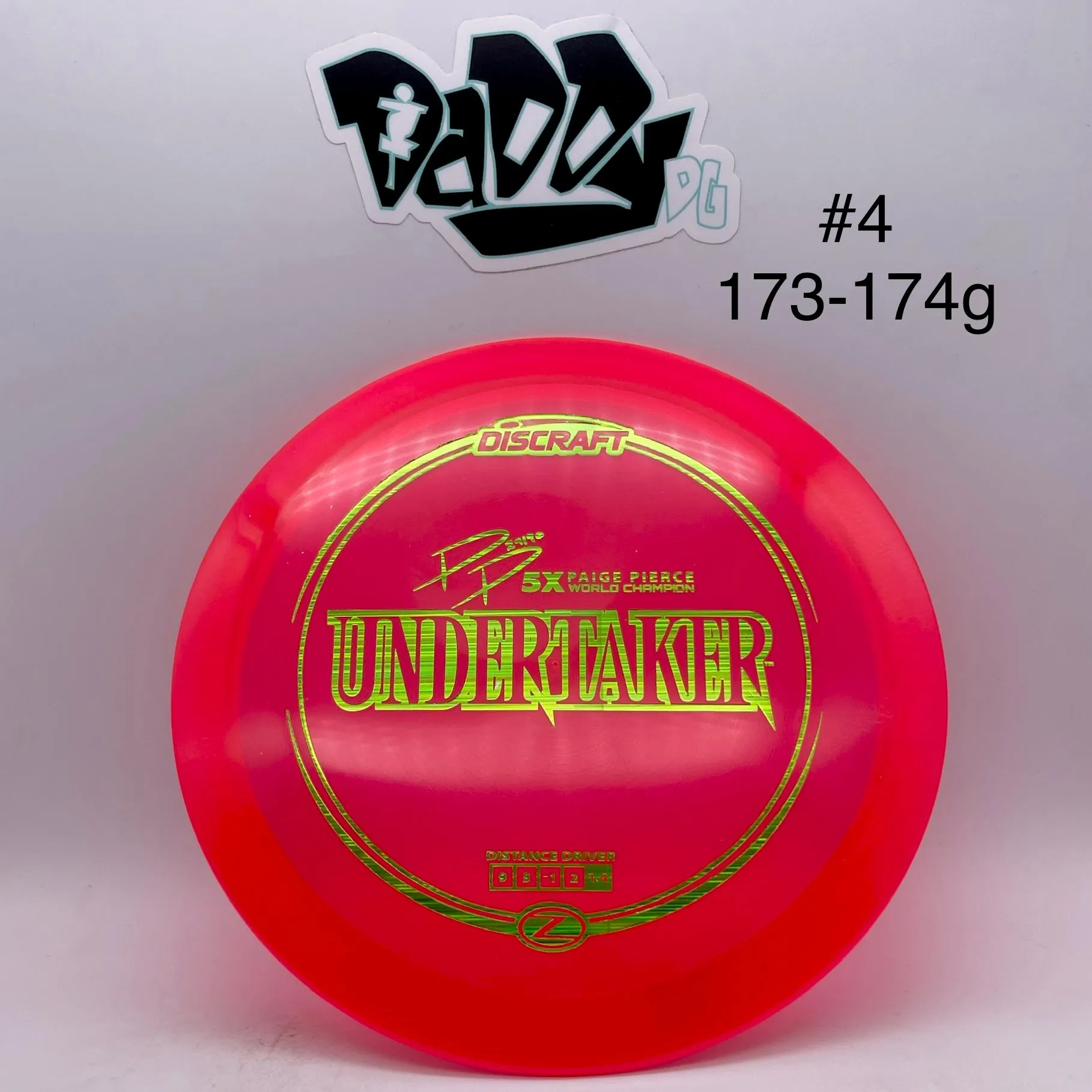 Discraft Undertaker Z-line Distance Driver