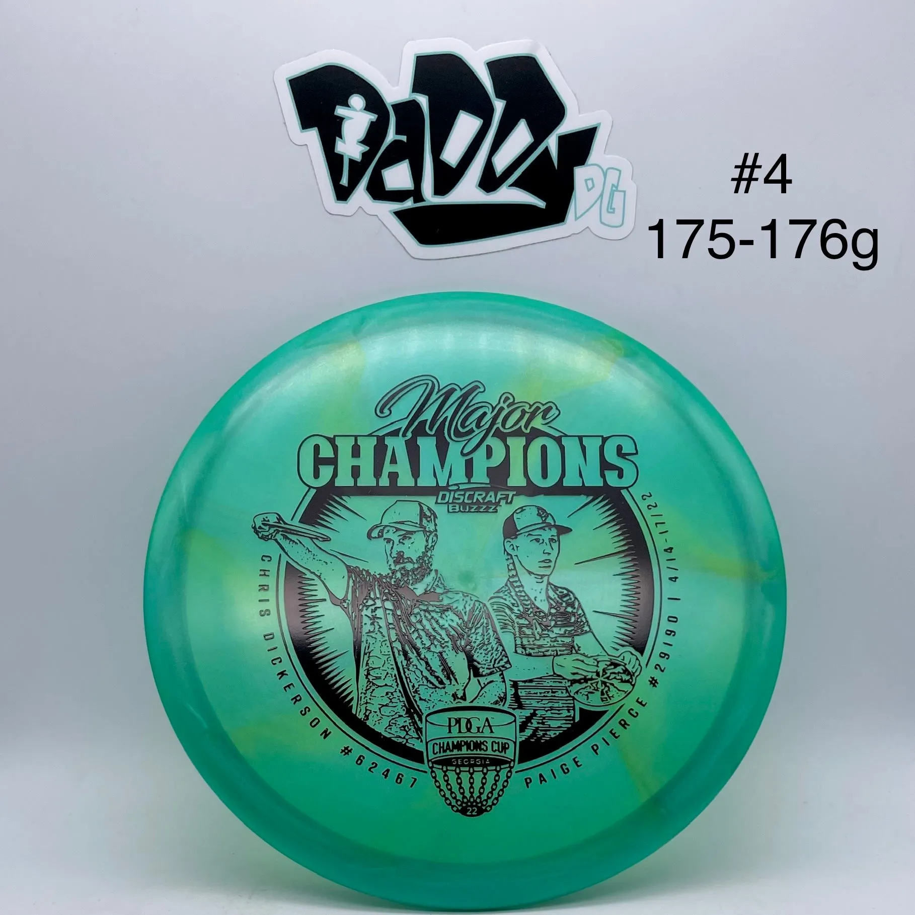 Discraft Z Swirl 2022 Tour Series Champions Cup Buzzz Midrange