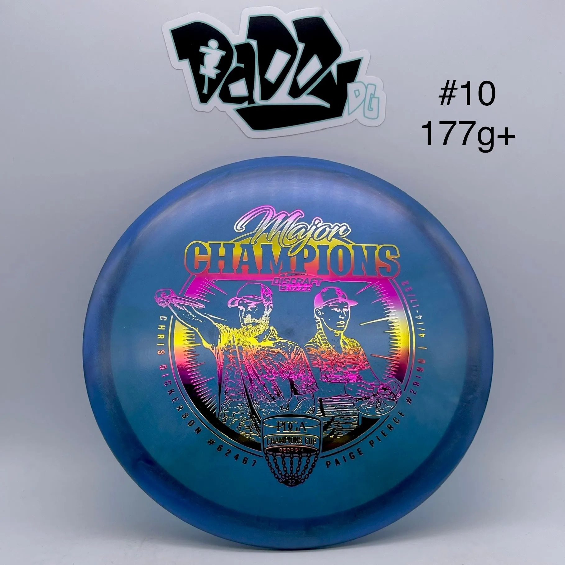 Discraft Z Swirl 2022 Tour Series Champions Cup Buzzz Midrange