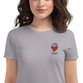 Embroidered Love Wins Tee (More Colors)