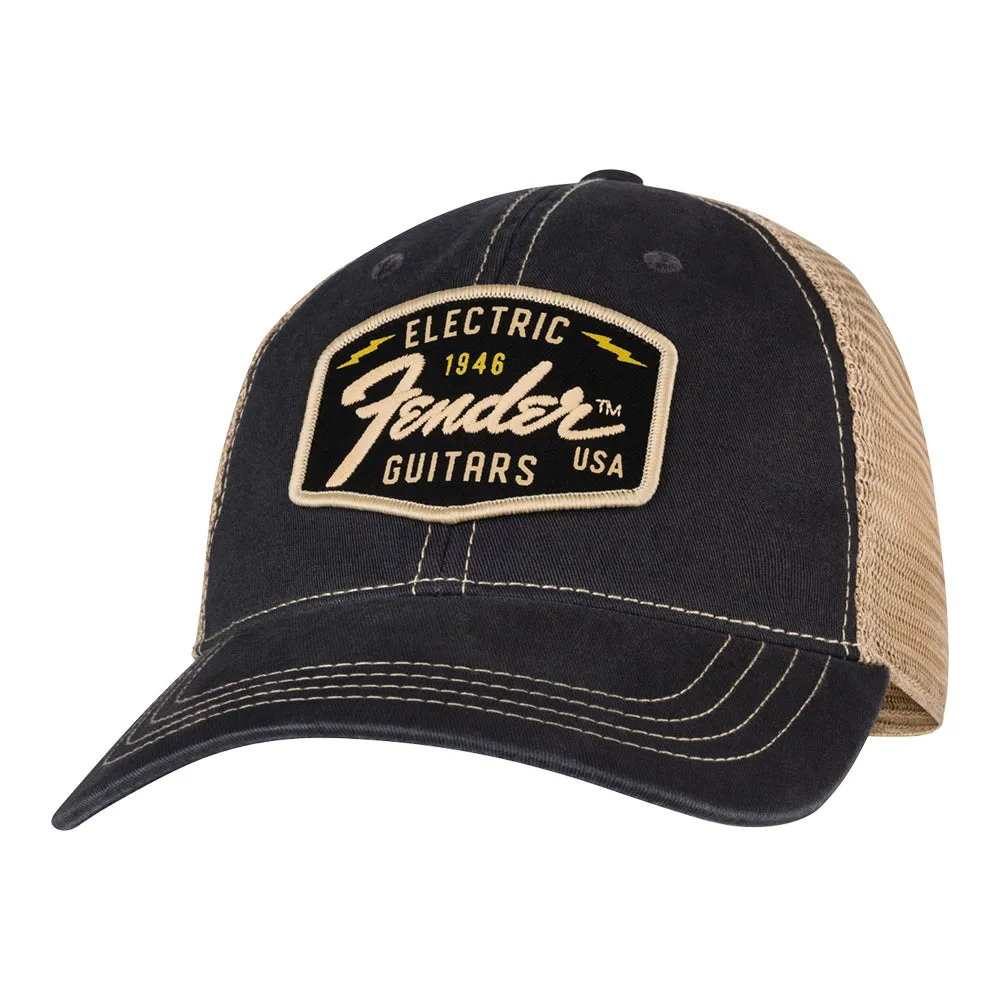 Fender Transition Logo Patch Snapback Trucker Hat